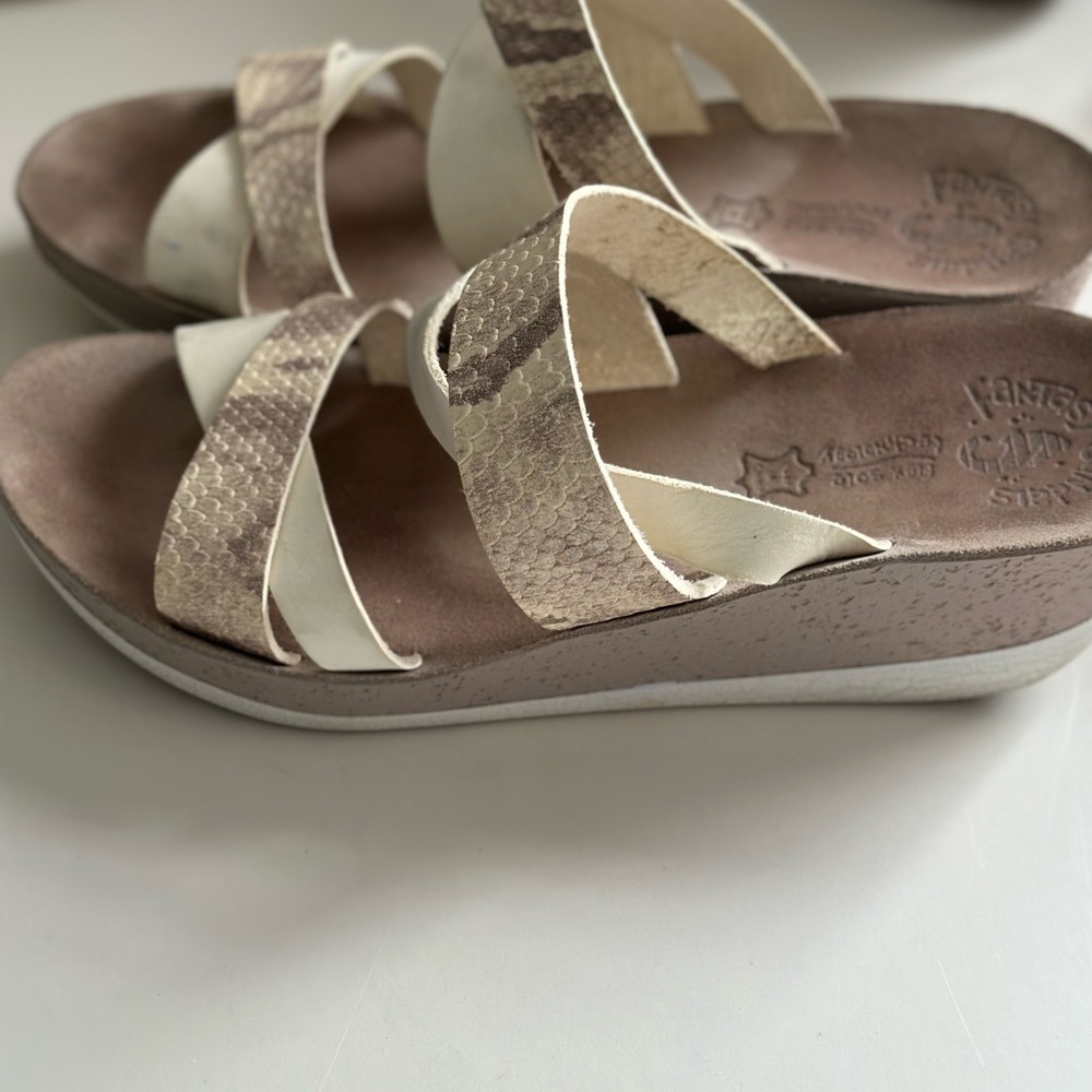 Fantasy Sandals Fantasy Sandals Wedge Made inGreece size 41 - Picture 5 of 10